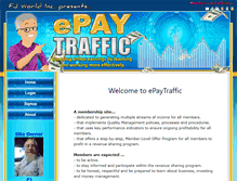 Tablet Screenshot of epaytraffic.com